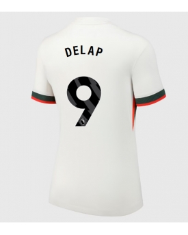 Chelsea Liam Delap #9 Maglia Gara Trasferta Repliche 2025-26 Donna Maniche Corte